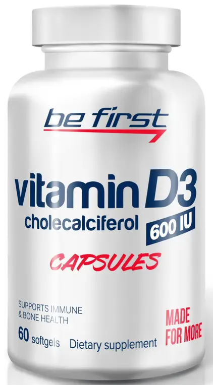 Витамин D3 600 IU 60 caps.