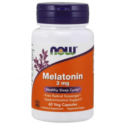 Мелатонин Melatonin 3 mg. 60 капс.