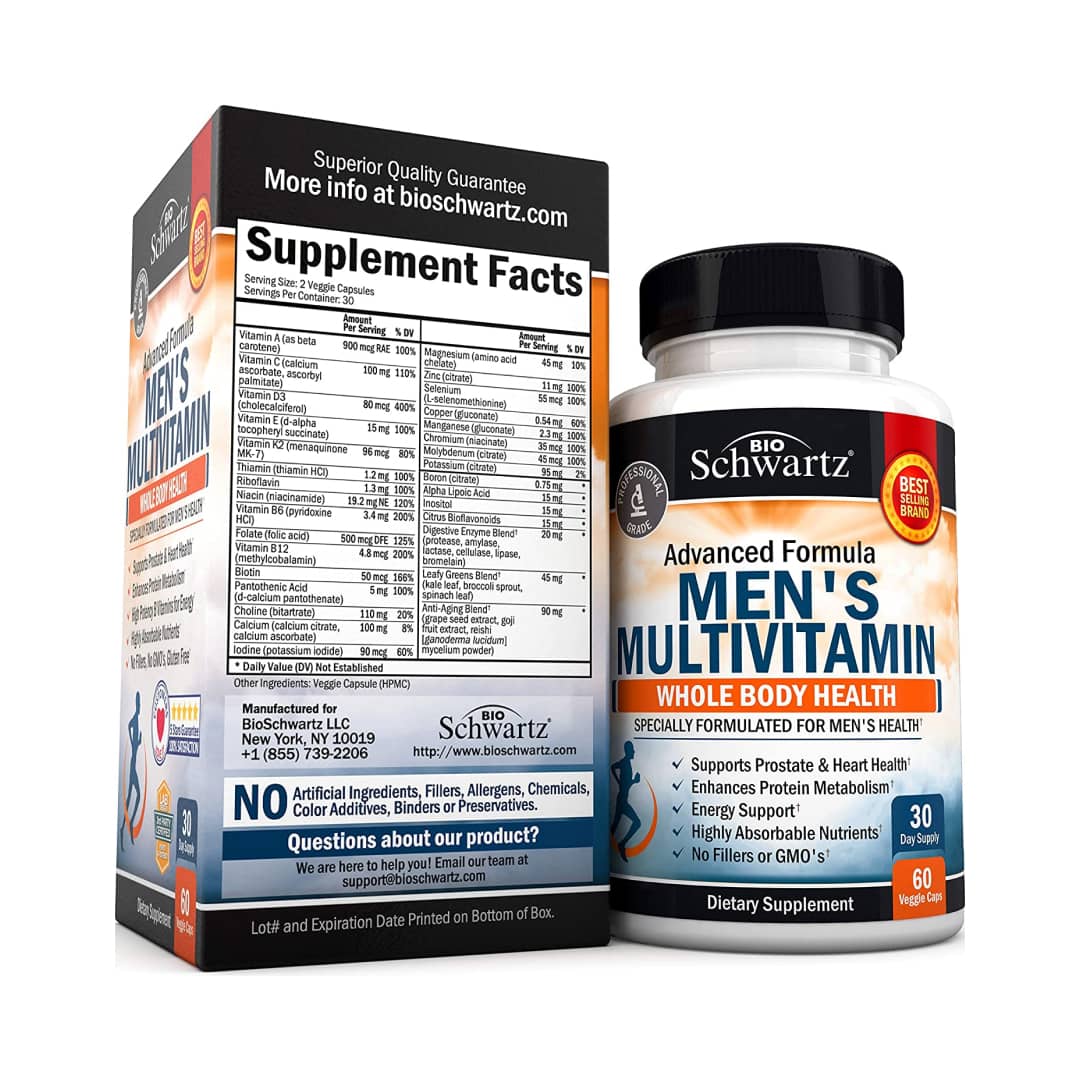 Мужские витамины Multivitavin Mens 60 капс.