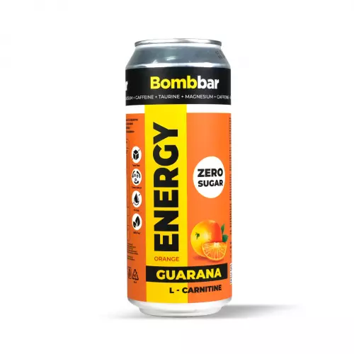 Энергетический б/а напиток L-Карнитин + Гуарана - Апельсин