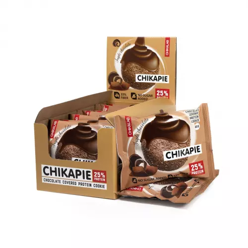 CHIKAPIE Печенье глазированное - Тройной шоколад