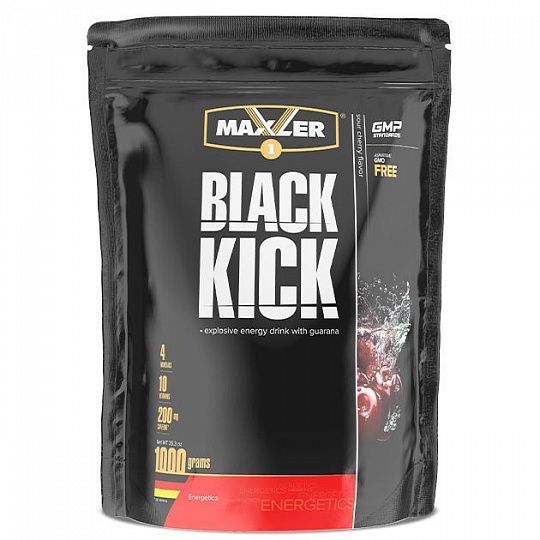 Энергетический кофеино-гуарановый продукт Black Kick 1000 гр.