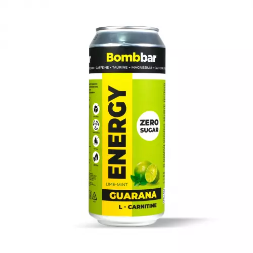 Энергетический б/а напиток L-Карнитин + Гуарана - Лайм-мята